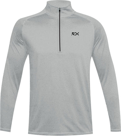 RDK Mens Running Top Sweatshirt Quick Dry Stretch Track Jogging Sports T Shirt Zip